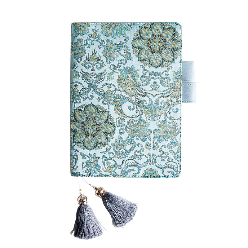 Notebook And Notepad Flying Blue Flower Series